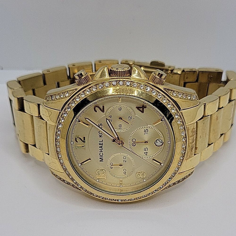 Michael Kors Blair MK5166 Women's Gold Stainless Steel Analog Dial Watch AM277 - Picture 7 of 11